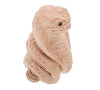 Cabilock Figurita de Serpiente de Madera Estatua Decorativa de Mascota para Escritorio y Adorno Realista de Serpiente Talla Vivid para Decoración de Fiestas y Bromas