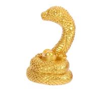 Cabilock Figurita de Serpiente de Resina para Decoración de Escritorio Chino Adorno de Animal para Estudio y Hogar Escultura de Serpiente Realista para Aprendizaje Infantil