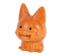 Cabilock Figurita Decorativa de Alpaca de Madera de Ciprés para Adornos de Escritorio Esculturas Únicas Especiales para Fiestas y Decoración