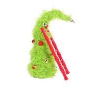 Cabilock Flexible Mini Christmas Tree Plush Tabletop Decoration Bendable Holiday Ornament For Party Office Desk and Indoor Festive Decor