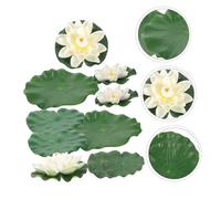 Cabilock Flores de Artificiales Flotantes con Realistas para Estanques Acuarios Piscinas y Decoración de Jardín Accesorio Versátil para y Acuáticos
