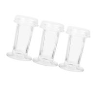 Cabilock Frasco de Tinción de Vidrio Tapa 3 Unidades de 60ml Capacidad para 5 Portaobjetos Adecuado para Muestras Celulares y Necesidades Experimentales