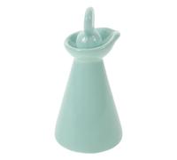 Cabilock Frasco Gotero de Cerámica Vintage 70 Ml Color Azul Lago para Aceites Esenciales y Perfumes, Botella Hermética para Spa y Viaje, Mini Tarro Difusor y Almacenamiento Cosmético