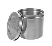 Cabilock Frasco Hermético de Acero Inoxidable 304 B Tipo 12 CM para Almacenamiento de Algodón y Ungüentos Recipiente de Laboratorio para Apósitos y Muestras Uso Profesional en Entorno