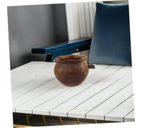 Cabilock Fuente de Agua Cerámica para Jardín con Cascada y Circulación Jarra de Flujo Continuo para Patio Terraza y Interior Diseño Artesanal Resistente y Decorativo