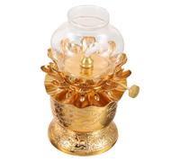 Cabilock Fuente De Luz Giratoria De Aceite Vintage Lámpara De Queroseno De Vidrio para Interiores Lámpara De Aceite para Salón Retro