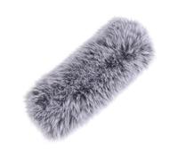 Cabilock Funda de Micrófono Prueba de Viento para Micrófono de Varilla Larga Protector Antipop Cubierta Peluda para Grabación de Podcast y Entrevista al Aire