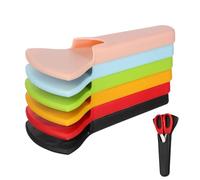 Cabilock Funda Magnética para Tijeras de Cocina 6 Piezas Estuche Protector de PP Resistente y Liviano Colores Surtidos Negro Verde Rojo Azul Rosa Naranja para Almacenamiento Fácil