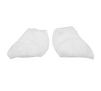 Cabilock Funda para Botas de Patinaje Artístico Talla 34-38 de Terciopelo Blanco Elástico y Lavable, Cubre Zapatos para Entrenamiento y Rutinas de Invierno