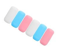 Cabilock Fundas Elásticas de Silicona para Botellas de 22 CM 6 Piezas 2 2 Azules 2 Antigoteo y Estirables Protectoras para Envases de Champú Loción y Gel Adecuado para