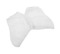 Cabilock Fundas para Botas de Patinaje Artístico para Niñas en Terciopelo Blanco, Cómodas y Ligeras, Aplicación Rápida para Prácticas de Patinaje sobre Hielo
