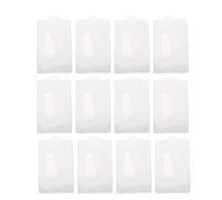 Cabilock Fundas Transparentes Ligeras y Prácticas de Plástico 12 para Tarjetas de Identificación y Banco Ideales para Tarjetas de Autobús y Membresía