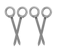 Cabilock Ganchos Autorroscantes de Ojo Cerrado M10X100 de Acero Inoxidable 304 Tornillos de Gancho para Pared y Techo Paquete de 4 Piezas Resistentes Corrosión para Uso en Interiores y