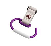 Cabilock Ganchos Para Cochecito De Clips Colgador Prácticas Gancho Para Cochecito Cinturón Morado Accesorios De Utilidad Para Pañales Bolso o Organizador
