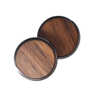 Cabilock Gemelos de Madera Redondos para Camisa Hombre, 1 Par, Diseño Elegante y Cómodo al Tacto, Decoración Adecuado para Eventos Formales y Banquetes
