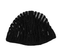 Cabilock Gorra Para Peluca Trenzada De Crochet Negra m Forro De Peluca Elástica Cómoda Para Mujeres y Niñas Uso Diario Accesorios De Pelo
