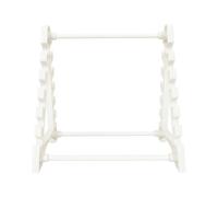 Cabilock Gradilla Trapezoidal para Tubos de Ensayo Multicapa de Plástico Soporte Estable para Pipetas y Termómetros Estante Organizado para Laboratorio y Hospital