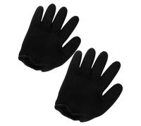 Cabilock Guantes de Gel Hidratantes Negros para Manos Secas y Agrietadas Mascarilla Reparadora Exfoliante E Iluminadora para Cuidado Nocturno y Intensivo Casa o Viaje