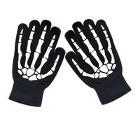 Cabilock Guantes Fluorescentes de Esqueleto Halloween de Acrílico