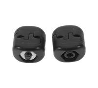 Cabilock Hebillas de Plástico Negras para Cuerda, 2 Piezas, Abrazaderas de Soporte para Equipo de Tiro Recurvo, Accesorio de Mantenimiento para Práctica y Competición de Tiro al Blanco