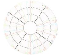 Cabilock Herramienta de División para Arcilla y Porcelana Plantilla de Calibrador Redondo Resistente para Artistas y Manualidades Portátil y Precisa para Torno y Decoración