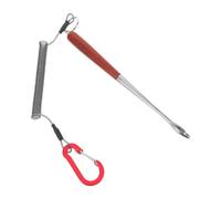 Cabilock Herramienta de Extracción Rápida de Anzuelos, Acero Inoxidable | Mango de Madera, Uso en Salitre y Salidas de Pesca, Portátil, Preciso, Ligero, para Peces y Equipo