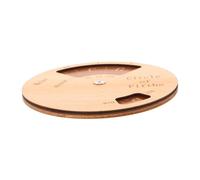 Cabilock Herramientas de Aprendizaje Musical para Guitarra Rueda de Quintas de Madera Tabla de Acordes y Escala Accesorio de Práctica para Principiantes Entrenador de Melodía y Progresiones