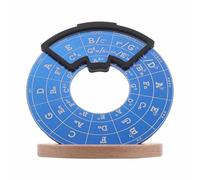 Cabilock Herramientas de teoría de la guitarra prensador de acordes de guitarra portátil Blue