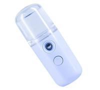 Cabilock Humidificador Facial Portátil Pulverizador de Niebla Nano Recargable por USB Aerosol de Hidratación para Piel Dispositivo de Belleza Compacto Color Azul