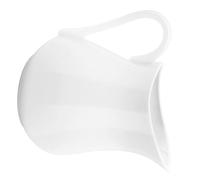 Cabilock Jarra de Cerámica para Espumar Leche 250 Ml Asa Jarra de Crema Multifuncional Blanca Adecuado para Café Salsa y Uso en Cocina Doméstica