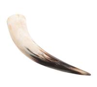 Cabilock Jarrón De Cuerno De Toro para Flores Decoración De Pared Estilo Rústico Artesanía Natural 17.3 Pulgadas para Hogar Y Oficina