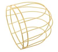 Cabilock Joyería de esqueleto de la marco de tocado antiguo accesorio para hacer tocados marco para hacer sombreros marco de de bricolaje tocado para el hogar Metal Golden