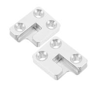 Cabilock Juego de 1 Par de Ganchos y Cierre de Acero para Tapa de Piano Vertical, Bisagras de Soporte con Cierre, Accesorios Resistentes para Piano, Uso en Enseñanza y Recitales