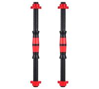 Cabilock Juego de 2 Barras de Mancuernas 40 CM con Collarín Giratorio Mango de Barra Ergonómico 4 Tuercas Incluidas para Entrenamiento de Fuerza y Ejercicios de Musculación Color Aleatorio