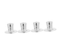 Cabilock Juego De 4 Tazas De Oración Vasos para Beber Copa De Vino Decorativa Copa De Cerveza De Shabat De Vino De Shabat Vasos De Whisky Bandeja Vintage Judía