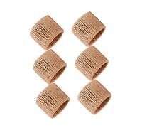 Cabilock Juego de 6 Porta Servilletas con Anillos de Servilleta Tejidos Porta Servilletas Decorativos para Fiestas