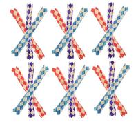 Cabilock Juguete de Loro de Bambú para Masticar Atrapa Dedos, 24 Piezas Multifuncional para Desarrollo de Inteligencia y Obsequio de Cumpleaños Color Aleatorio