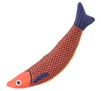 Cabilock Juguete de Peluche para Gatos Suave Felpa Ligera Forma de Pez Catnip y Adecuado para Morder Adecuado para Entretener a Tu Gato en Interiores