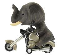 Cabilock Juguetes de Motocicleta Huili Juguete para Coches Decoración del hogar Juguete de Motocicleta para Montar Animales Modelo de Moto Animal Moto de inercia Creativa el plastico