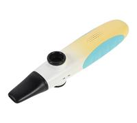 Cabilock Kazoo de Doble Orificio para Principiantes, Instrumento Musical Ligero de Plástico, Color Amarillo con Degradado Claro, Portátil para Fiestas, Barbacoas y Picnics, Acompañante