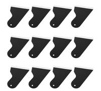 Cabilock Kit de 12 Espátulas para Aplicación de Película Móvil Superficie de Terciopelo, Herramienta Antideslizante para Eliminar Burbujas, Aplicador de Bordes de Vinilo y Protector