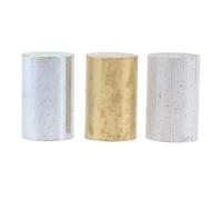 Cabilock Kit de Cilindros de Metal Cobre, Hierro y Aluminio 32x20 Mm 3 Piezas para Experimentos de Densidad Física y Educación Científica en Laboratorio