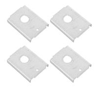 Cabilock Kit de Herrajes para Puertas Plegables de Armario con Pivote Superior de Acero al Carbono Resistente Oxidación y Soporte Metálico para Reparación Fácil en Espacios Residenciales