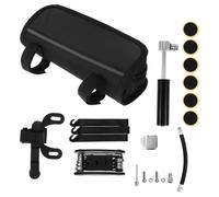 Cabilock Kit de Herramientas para Reparar Neumáticos de Bicicleta Kit para Neumáticos de Bicicleta Mini Bomba de Aluminio Palancas y Negro Reparación en Movimiento