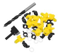 Cabilock Kit de Nipples Amarillos para Bebederos Automáticos de Gallinas Adaptable Cubos y Tuberías Minimiza Desperdicio de Agua Suministro Permanente para Aves de Corral