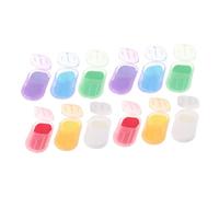 Cabilock Láminas de Jabón de Viaje Portátiles 12 Cajas 12 Fragancias Variadas para Lavarse Las Manos Papel de Jabón Desechable para Camping Senderismo y Actividades al Aire Libre