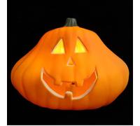 Cabilock Lámpara de Calabaza de Halloween Diseño Hueco Elegante, Luz LED para Adorno de Mesa y Uso Prolongado en Ambiente de Casa Embrujada