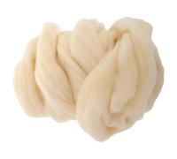 Cabilock Lana de Relleno para Manualidades DIY 100 G Color Amarillo Claro Tiras de Fieltro Artesanal para Labores Aguja Materiales de Bricolaje para Fieltrado y Artesanías Creativas