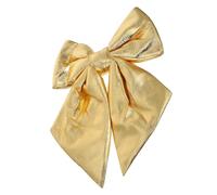 Cabilock Lazo Grande de Tela Dorado para Decoración de Boda y Ocasiones Obsequios, Resistente a Daños y Reutilizable, Tamaño 40x30 Cm Adecuado para Regalos y Eventos