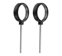 Cabilock Lentes Ópticas Cóncavas y Convexas Portátiles 5 CM Juego de 2 para Experimentos Físicos Material Didáctico para Aula y Enseñanza de Óptica Lentes Curvas para Laboratorio